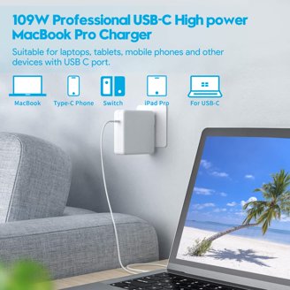Anker 100W GaN II USB C Charger - 3 Port Compact Wall Charger For Laptops, Phones & Tablets
