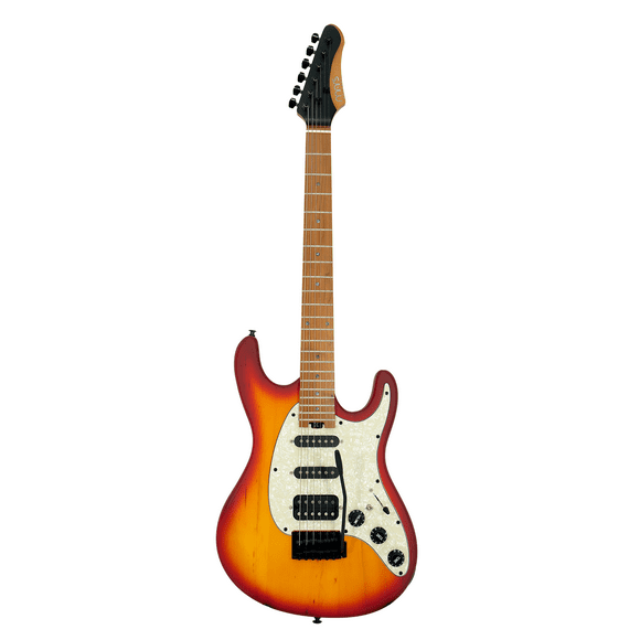 Guitarra Eléctrica 6 Cuerda Mars Stratocaster Cherry Sunburst