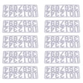 thumbnail image 1 of Tablero numérico desmontable, juego de 10 etiquetas numéricas de plástico Etiqueta numérica de plástico Marcado de números Tecnología de vanguardia, 1 of 12