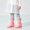 Pink, variant on Kids Windproof Sealable Fruit Pattern Rain Boots, Deep Groove Anti Slip Outsole, Easy Wipe EVA Surface for Park Backyard Daily Walking Blue 160