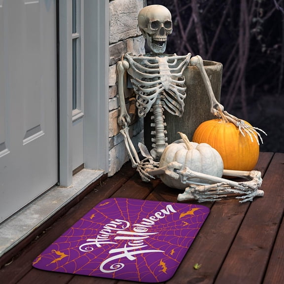 Carpet,Halloween Doormat Blanket Welcome Home Front Door Decorations Halloween Decor