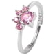 thumbnail image 1 of Anillos para mujer, regalos para mujer, diseño de pata con circonita cúbica, moda, apertura moderna, ajustable, uniforme, maravilloso regalo, anillo hueco., 1 of 3