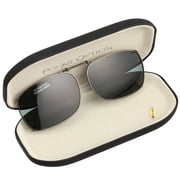 Polar Optical Optics Unisex REC 1 GM 56 Plastic ClipOns Sunglasses Gray