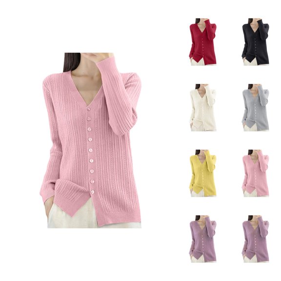Long Sleeve Open Knit Cardigan Lightweight Layering Top For Stylish Comfort And Versatile Outfits Cardigan Sweaters for Women