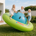 thumbnail image 2 of OLAKIDS 8FT Inflatable Dome Rocker Bouncer, Outdoor Kids Giant Roll and Play Seesaw Rocker with 6 Secure Handles, Max Weight 250 LBS, Toddlers Climbing Toy Backyard Play Center Equipment, 2 of 10