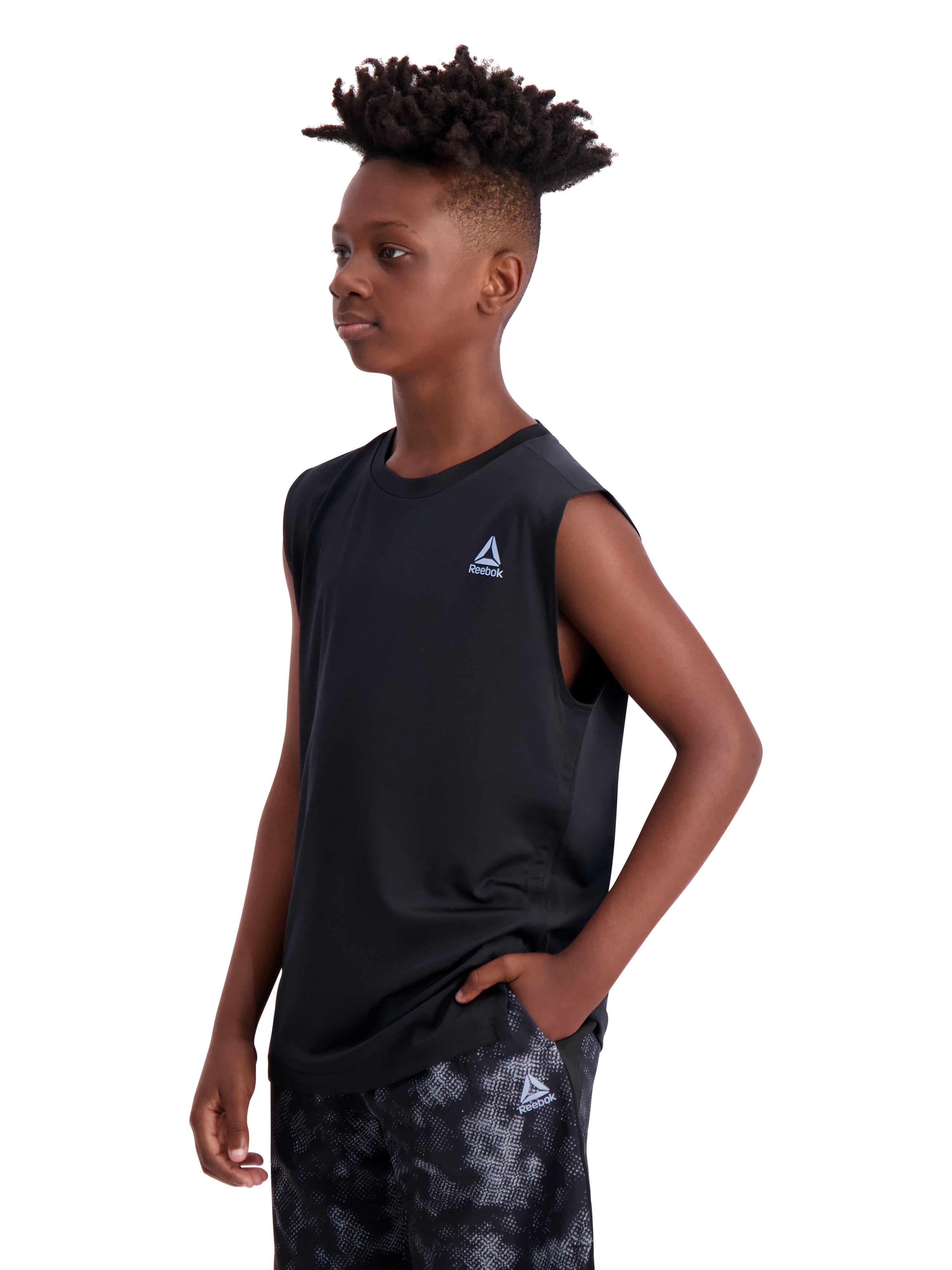 Reebok Boy’s Athletic Performance Muscle Tank Top, Sizes 4-18