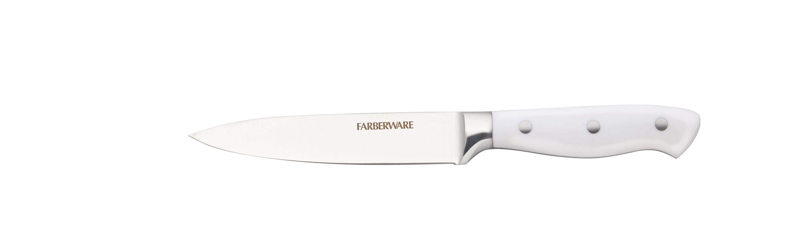 Farberware 16pc Edgekeeper Forged Triple Rivet Set - White : Target