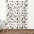 thumbnail image 4 of Pastel Fabric by the Yard Upholstery, Floral Perfume Ingredients Cubs and Herbs, Decorative Fabric for DIY and Home Accents, White Multicolor by Ambesonne, 4 of 5