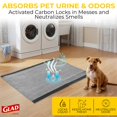 thumbnail image 4 of Empapadores para perros Glad con carbón activado, absorbentes, 71 x 76 cm, 200 unidades, 4 of 9