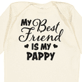 thumbnail image 4 of Inktastic My Best Friend is My Pappy with Hearts Boys or Girls Long Sleeve Baby Bodysuit, 4 of 5