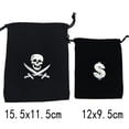 thumbnail image 4 of Bolsa de accesorios pirata Esqueleto Juguetes piratas de Halloween Bolsa de monedas de oro de plástico Accesorios, 4 of 6
