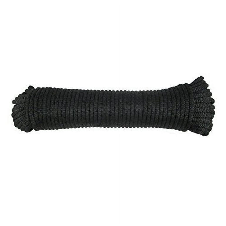 1/4 Inch Black Dacron Polyester Rope - 100 Foot Hank Armenia