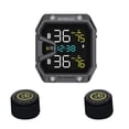 thumbnail image 1 of BaYuYPOO Motorcycle TPMS Tire Pressure Monitoring System- 2 External Sensors, LCD Display, Tire Pressure & Temperature Monitoring System with Alarm - IP65 Waterproof, 12V, 433.92MHz, 1 of 8