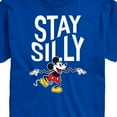 thumbnail image 3 of Mickey & Friends - Stay Silly - Men's Short Sleeve Graphic T-Shirt, 3 of 5
