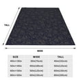 thumbnail image 3 of Pofeuu Copper-Gold Gloss Outline Rose1 Print Ultra-Soft Micro Fleece Blanket,for Bed Or Sofa,All Season Throw Blankets Flannel Blanket-60"x50", 3 of 7