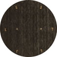 thumbnail image 1 of Ahgly Company Indoor Round Abstract Brown Contemporary Area Rugs, 6' Round, 1 of 4
