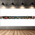 thumbnail image 2 of Festive Design Merry Christmas Santa Claus Snowman Holiday Banner for Christmas Party Decorations Winter Celebration, 2 of 9