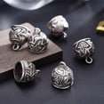 thumbnail image 5 of 1box 16pcs style Alloy Cord Ends 2 colors End Caps with Loop for Jewelry Makings Crafts, 5 of 7