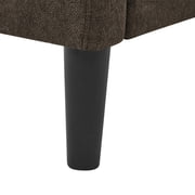 Aukfa 56 Small Sofa Couch Comfy Loveseat Sofa Mid Century Modern Sofa for Living Room Bedroom, Gray Brown