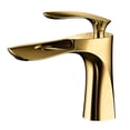 thumbnail image 5 of Bathroom Basin Faucets Gold Sink Mixer Tap Hot Cold Single Handle Deck Mounted Lavatory Crane Water Tap Rose Gold/Black ,Effortless Installation, 5 of 7