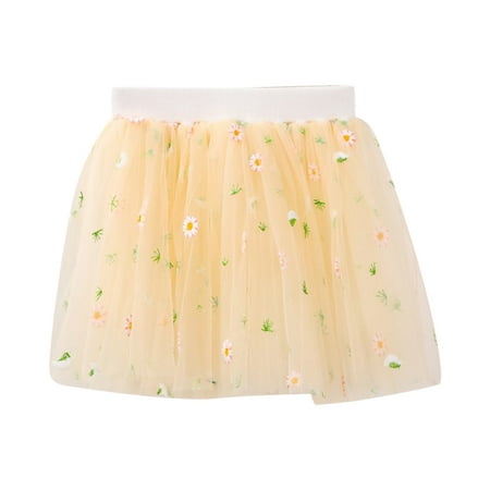 

Toddlers Girls Baby Tutu Mesh Skirt Dress Summer Fashion Princess Dress Casual Solid Color Child Sundress Streetwear Kids Dailywear Outwear