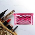 thumbnail image 2 of 2-pack Reusable Transparent Plastic Makeup Bags for Women and Girls - Cosmetic Bags, Travel Organizers, 2 of 2