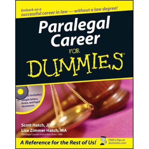 Pre-Owned Paralegal Career for Dummies [With CD-ROM] (Paperback) 0471799564 9780471799566