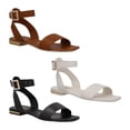 thumbnail image 1 of Sandalias Mujer 3 Pack Casuales Cómodas Hebilla Mama Lola negro 26, 1 of 4