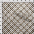 thumbnail image 4 of oneOone Rayon Orange Fabric Checks Sewing Material Print Fabric By The Yard 56 Inch Wide, 4 of 4