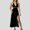 Black, variant on Women's Beach Cover Up Dress Swimwear Cover Ups V Neck Sleeveless Long Knit Crochet Bikini Wrap Sun Summer Bathing Suit Cover up Skirt Cover up for Girls Bathing Suit Cover Ups for Women Long Chiffon