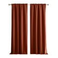 thumbnail image 3 of Mainstays Bennett Textured Curtain, Terra Cotta 84 inch, Set of (2), 3 of 4