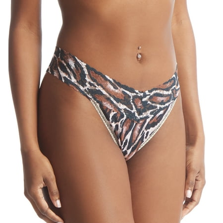 

Hanky Panky Signature Lace Printed Original Rise Thong (PR4811P) Natural Rhythm