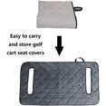 thumbnail image 5 of Numjaw Golf Cart Seat Covers, EZGO Seat Cover, Universal Golf Cart Seat Blanket, Waterproof Travel Sports Cart Seat Cushion Covers for 2-Person Seats Club Car, 48" x 27", Grey, 5 of 9