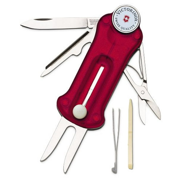 Victorinox Swiss Army Golf Tool Pocket Knife (Ruby)