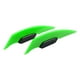thumbnail image 2 of 2 pegatinas decorativas para alerones de carenado de motocicleta para la mayoría de scooters y motocicletas. Verde, 2 of 7