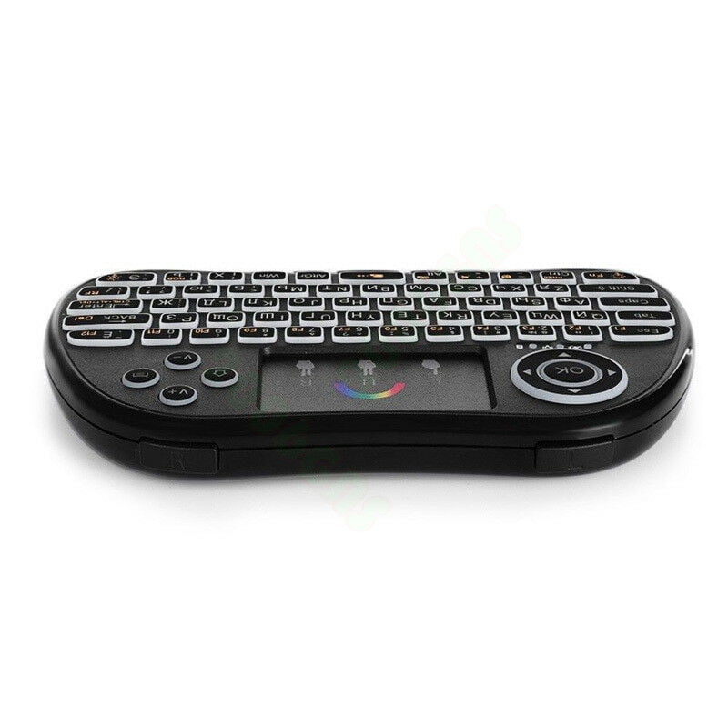 Wireless Touch Mini Keyboard 2.4G Multi Point with RGB Backlight Cordless Keypad