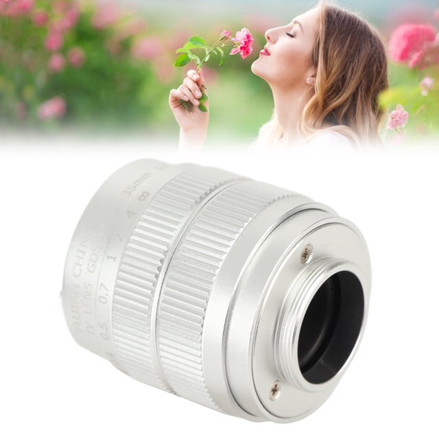 Lente, Lente de Cámara de Teleobjetivo de Vidrio ácctico F1.7 Lente Con Lente Liviana para Lente de Cámara