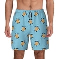 thumbnail image 3 of Uemuo Turtle Pattern Mens Swim Trunks Quick Dry Board Shorts with Mesh Lining, Stretch Beach Shorts Quick Dry No-Chafing Board Shorts-Medium, 3 of 9