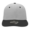 thumbnail image 2 of Decky 207 6 Panel Mid Profile Structured Acrylic/Polyester Cap-Grey/Black 2, 2 of 2