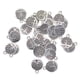 thumbnail image 5 of 60 paquetes de de yoga de plata , colgantes de bricolaje para joyas de collar, 5 of 9