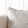 thumbnail image 4 of SAFAVIEH Falling Snow Pillow, 12" x 20", White, 4 of 6