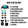thumbnail image 3 of Grizzly Fishing Pro Sunglasses Kit – 4 Sets of Polarized Lenses Included, 3 of 6