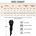thumbnail image 2 of Women’s Shiny Tights Pantyhose Glossy Opaque Footed Stockings High Waist Pilates Yoga Leggings Trousers Stretch Wet Look Workout Sports Pants Clubwear, 2 of 6