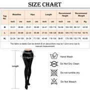 Women’s Shiny Tights Pantyhose Glossy Opaque Footed Stockings High Waist Pilates Yoga Leggings Trousers Stretch Wet Look Workout Sports Pants Clubwear
