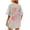 A-Light Gray1163, variant on Women's Graphic Print T Shirts Oversized Back Print Tee Soft Positive Vibe Casual Top