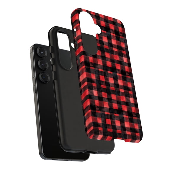 For Samsung Galaxy S23 Ultra, Dual-Layer, Cozy Blanket Print, USA