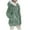 Green 1, variant on Fuzzy Jacket Women Full Zip Casual Warm Winter Jacket with Hood Trendy Fluffy Sweater Outwear Green