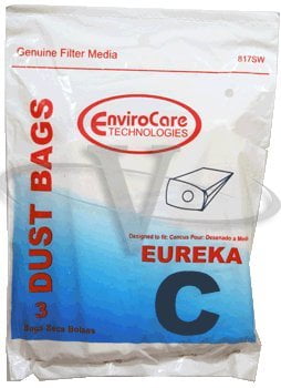 Genuine Eureka Style C 3 Pack Disposable Vacuum Bags 52318 