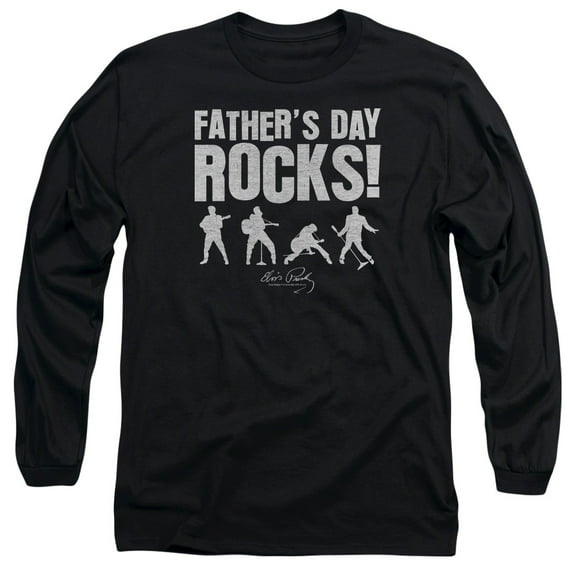 Elvis Presley - Fathers Day Rocks - Long Sleeve Shirt - X-Large