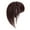 Dark brown, variant on Bangs Headband Wigs Synthetic Hair Natural Hairlines Black False Fringe Daily Use Forehead Covering